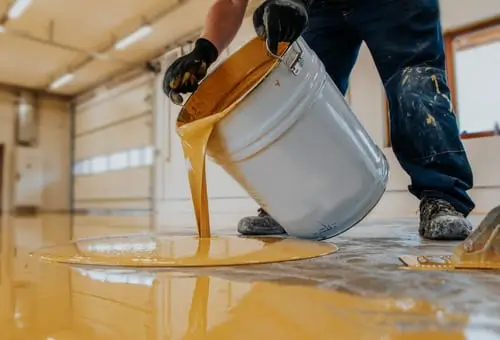 Concrete sealing and colouring